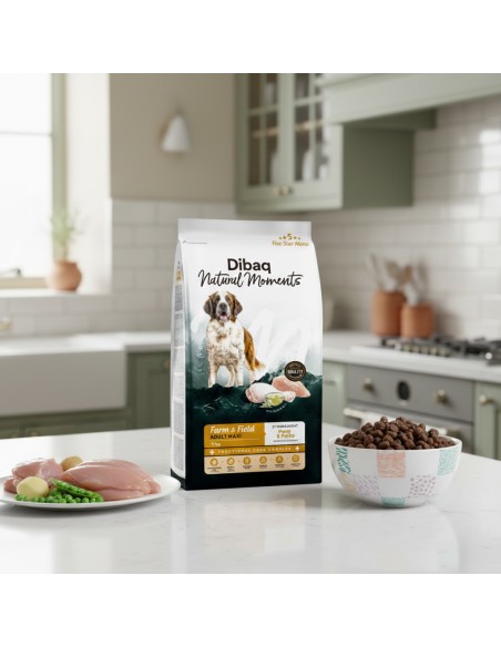 Dibaq Natural Moments 5 Star Turkey and Chicken Adult Large Breeds |Dry food| Dibaq