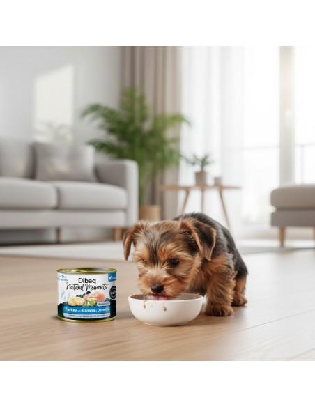 Dibaq natural Moments Puppy turkey and banana |Wet food| Dibaq