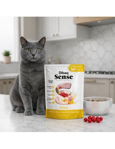 Dibaq Sense Bites Turkey |Wet food for cats| Dibaq