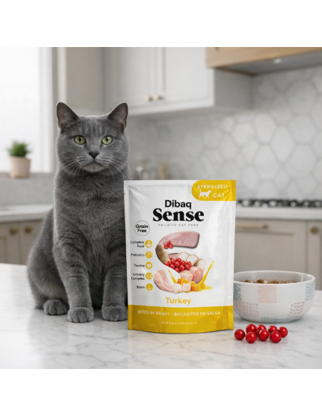 Dibaq Sense Bites Peru |Alimento Húmido para gatos| Dibaq