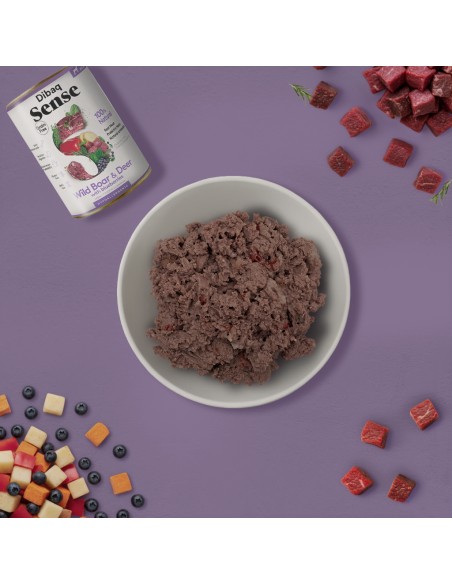 Dibaq Sense Wild (Deer and Wild Boar) |Wet food for dogs| Dibaq