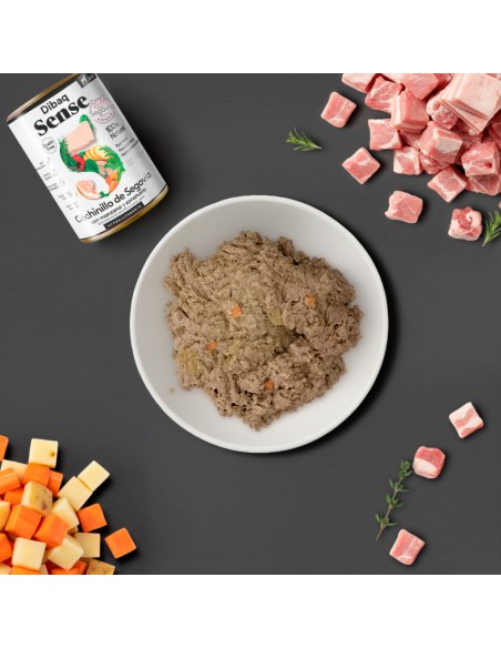 Dibaq Sense Cochinillo de Segovia 190 gr |Alimento Húmedo para perros | Dibaq