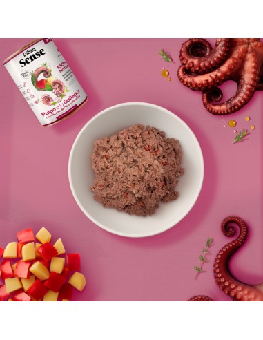 Dibaq Sense Grain Free Pulpo a la Gallega |Alimento Húmedo para perros | Dibaq