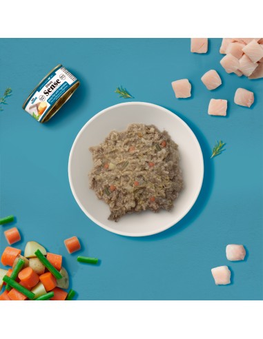 Dibaq Sense Esterilizado Pescado Blanco con Vegetales |Alimento Húmedo para gatos | Dibaq