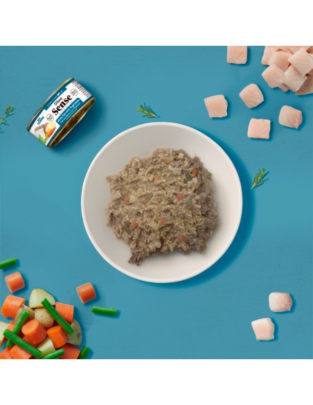 Dibaq Sense Esterilizado Peixe Branco com Legumes |Alimento Húmido para gatos| Dibaq