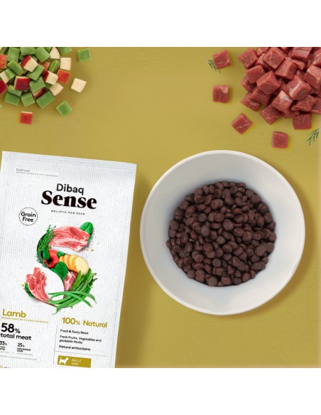 Dibaq Sense Grain Free Lamb Mini |Dry food for dogs| Dibaq