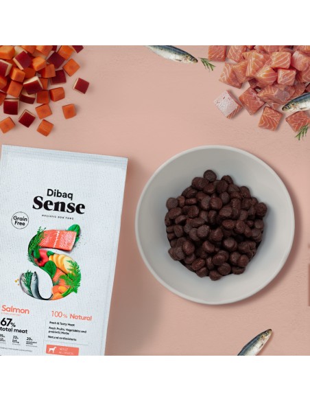 Dibaq Sense Grain Free Salmão |Alimento Seco para cães| Dibaq