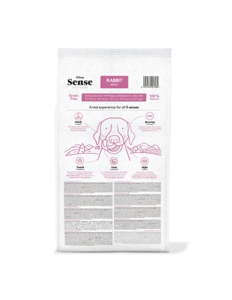Dibaq Sense Grain Free Coelho |Alimento Seco para cães| Dibaq