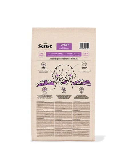 Dibaq Sense Low Grain Pavo Adulto Maxi |Alimento Seco para perros | Dibaq