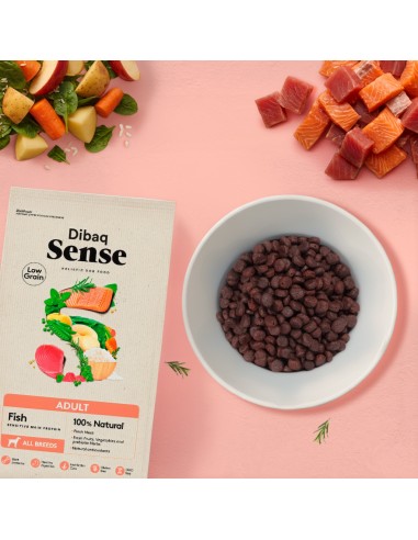 Dibaq Sense Low Grain Peixe (Adulto) |Alimento Seco para cães| Dibaq