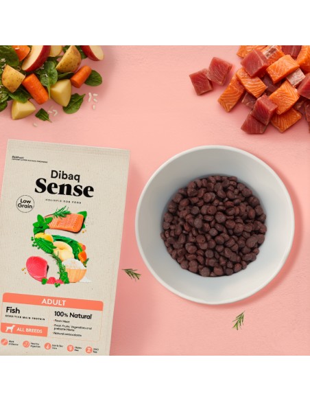 Dibaq Sense Low Grain Pescado Adulto |Alimento Seco para perros | Dibaq