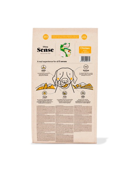 Dibaq Sense Low Grain Chicken (Adult) |Dry food for dogs| Dibaq