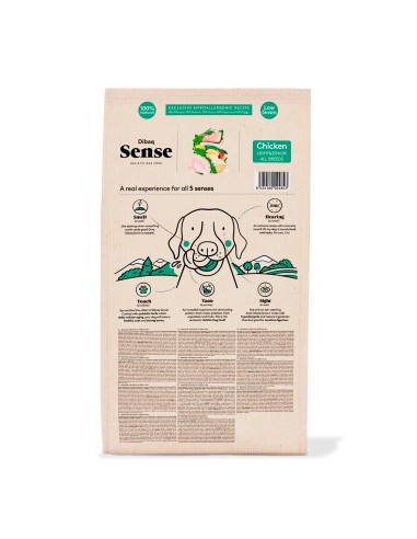 Dibaq Sense Low Grain Pollo Light o Senior |Alimento Seco para perros | Dibaq