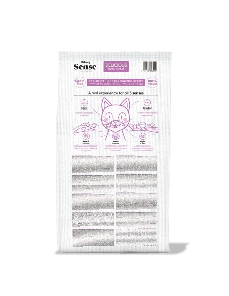 Dibaq Sense Grain Free Delicious |Alimento Seco para gatos | Dibaq
