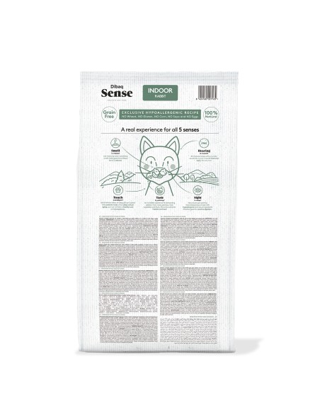 Dibaq Sense Grain Free Cat Indoor |Dry food for cats| Dibaq