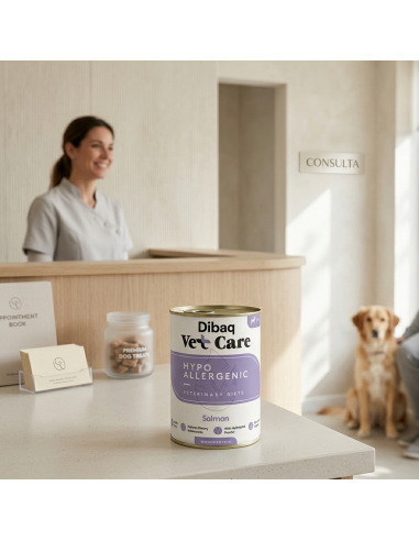 Dibaq Vet Care Hypoallergenic Salmón |Dietas veterinarias húmedas para perro | Dibaq