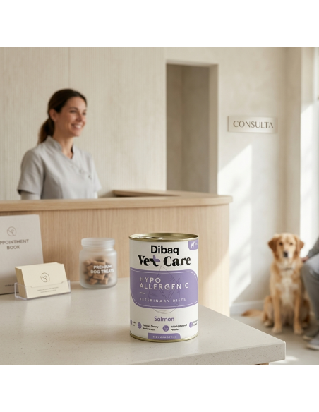 Dibaq Vet Care Hypoallergenic Salmão |Rações húmidas veterinárias para cães| Dibaq