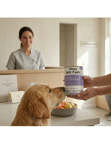 Dibaq Vet Care Hypoallergenic Salmão |Rações húmidas veterinárias para cães| Dibaq