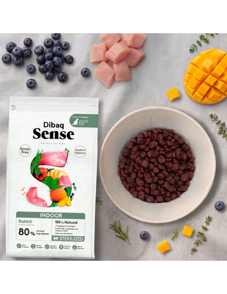 Dibaq Sense Grain Free Indoor |Alimento Seco para gatos | Dibaq