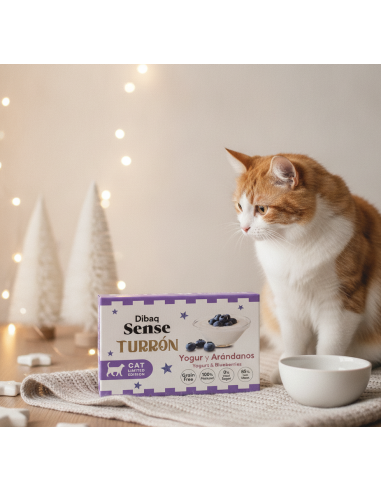 Dibaq sense Turrón para gatos de Yogur y Arándanos |Gatos | Dibaq