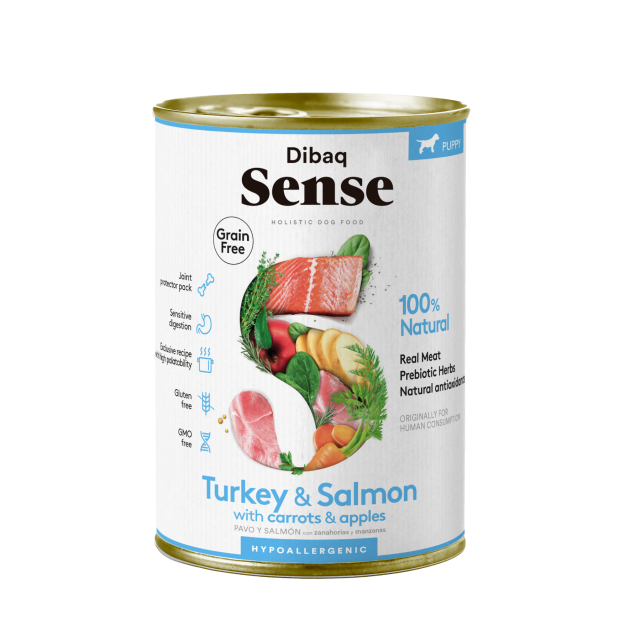 Dibaq Sense Can Salmon & Turkey (Puppy)