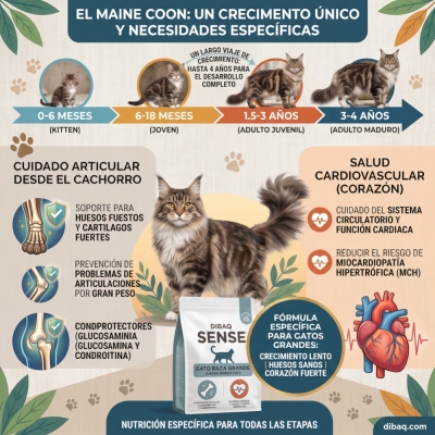 Maine Coon: o gigante gentil que precisa de uma nutrição à altura.