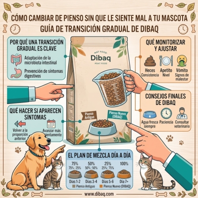 Como trocar a ração do seu animal de estimação sem causar problemas digestivos.